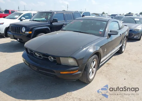 2007 Ford Mustang V6 Deluxe/V6 Premium из США, поврежденный, VIN 1ZVFT80N775260028